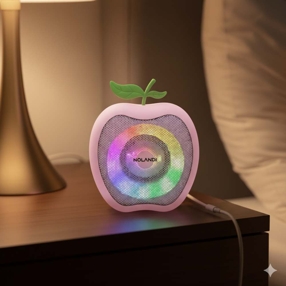 Apple Glow Bluetooth Speaker – The Cutest Way to Feel the Beat!