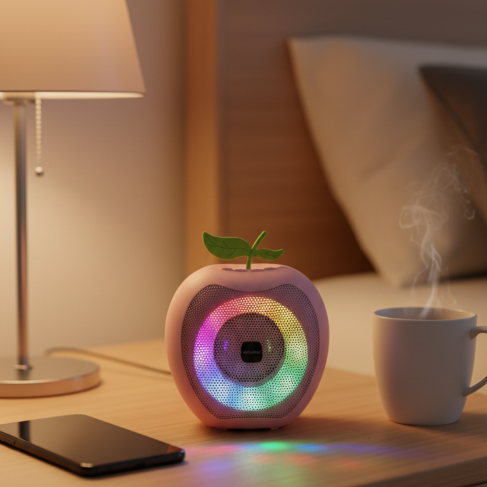 Apple Glow Bluetooth Speaker – The Cutest Way to Feel the Beat!