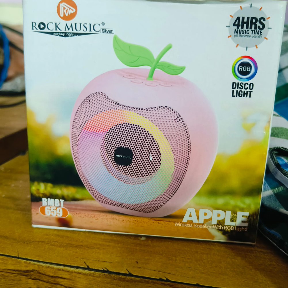 Apple Glow Bluetooth Speaker – The Cutest Way to Feel the Beat!